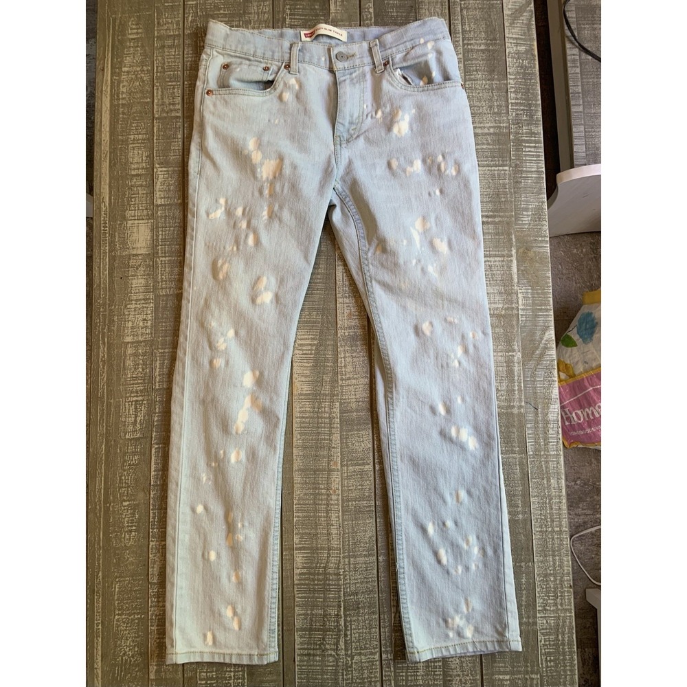 Levis 512 Jeans Womens 28x30 Light Blue Slim Taper Premium Stretch Denim Pants